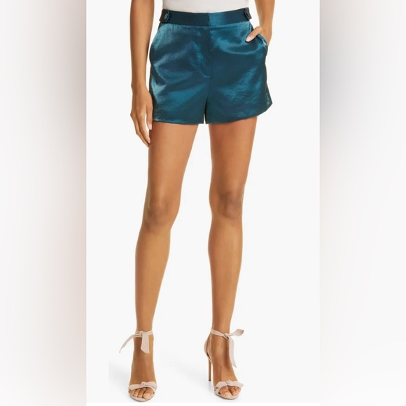 Milly Emerald aria glazed shorts